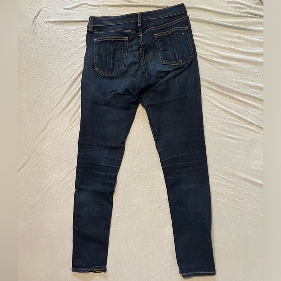 Rag and Bone Jeans Womens Size 27 Mid Rise Ankle Skinny Dark Wash - Picture 3 of 6